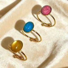 Cat eye Adjustable ring Cosmia