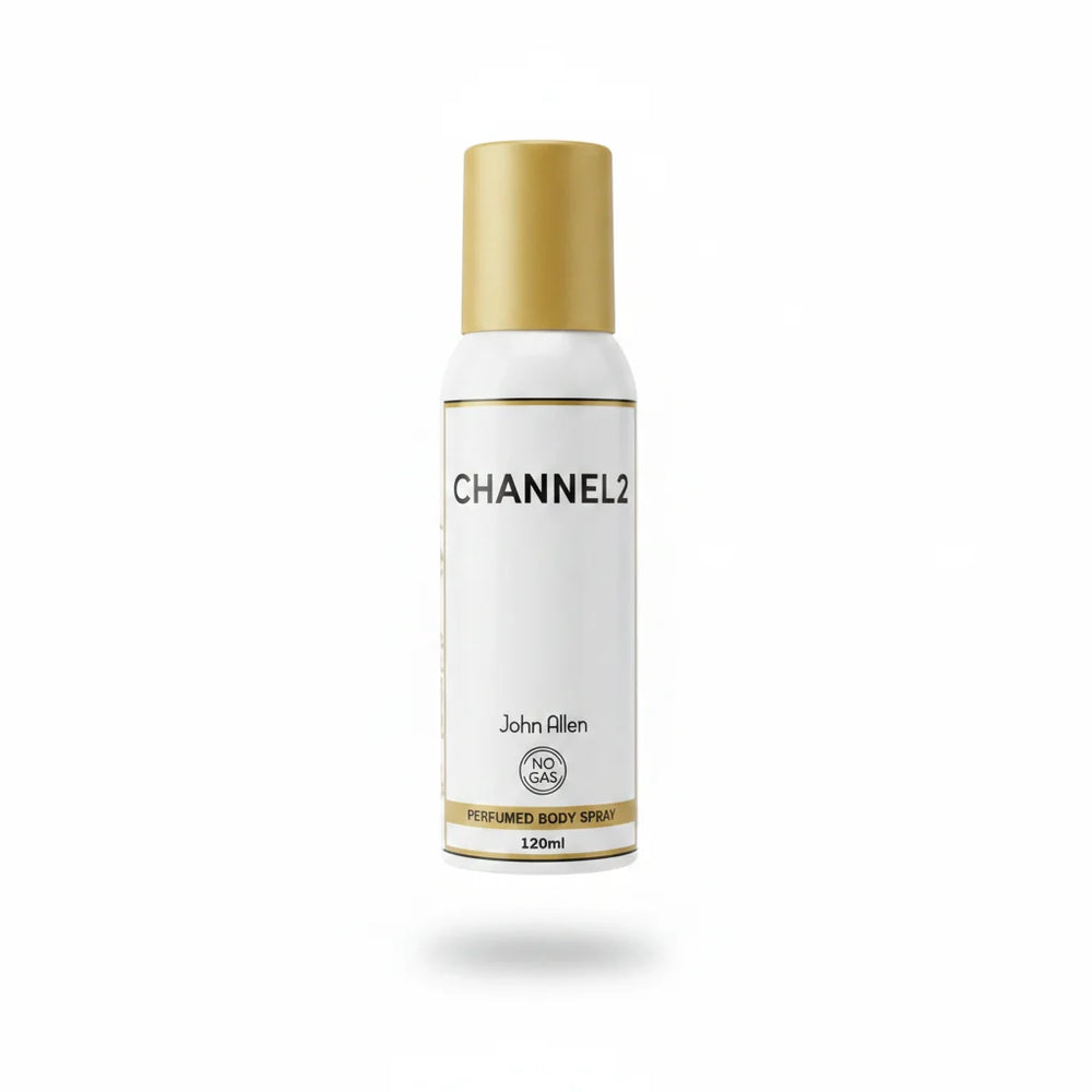 John Allen Channel 2 Perfumed Body Spray – 120ml John Allen