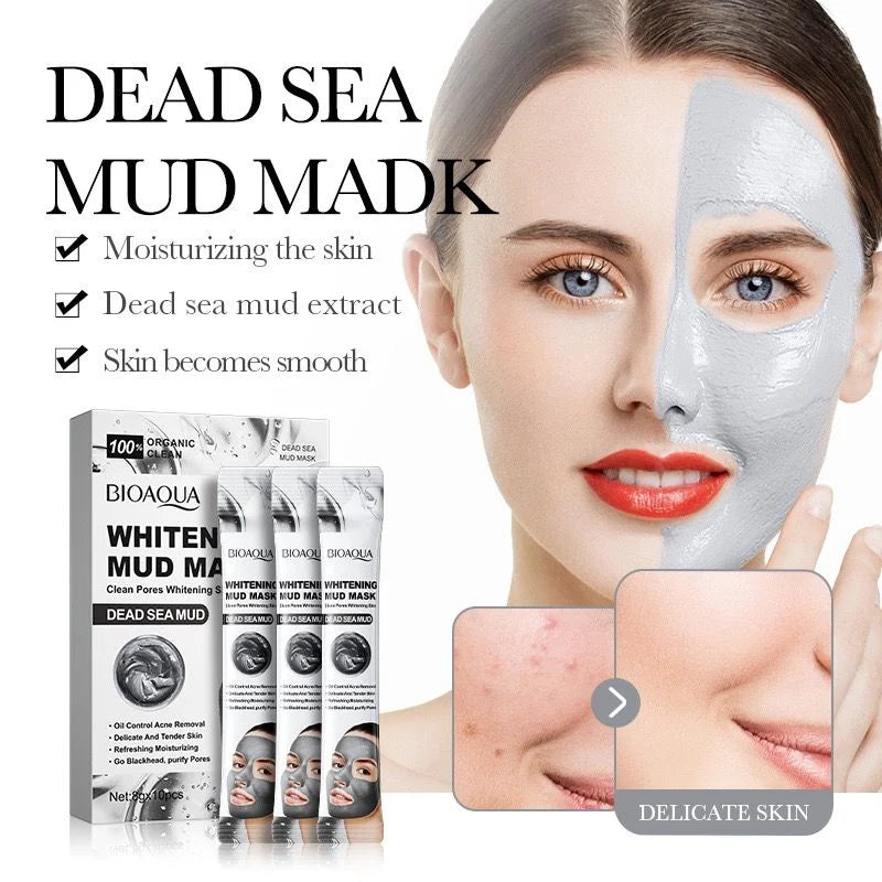 Bioaqua Dead Sea Whitening Mud Mask 8g*10 Pcs Bioaqua
