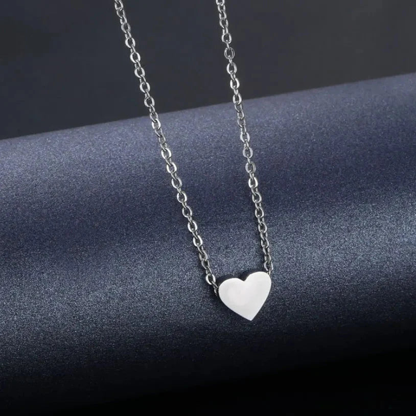 Stainless Steel Tiny Heart Chain Cosmia