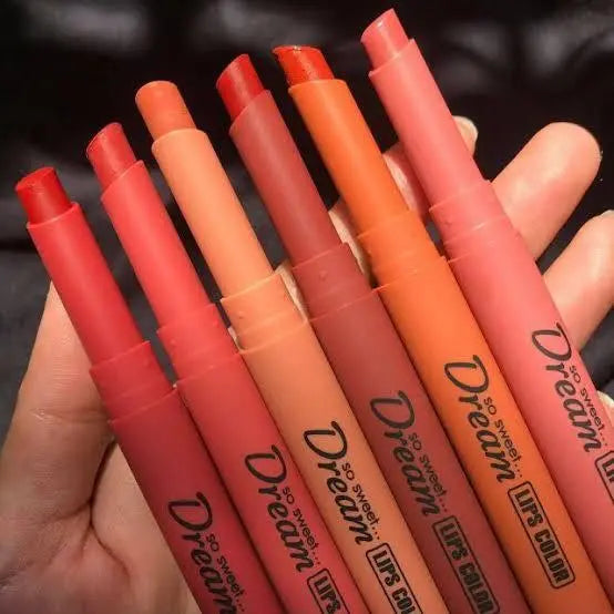 TANAKO Refreshing Matte Dream Lips - Pack Of 6 Tanako