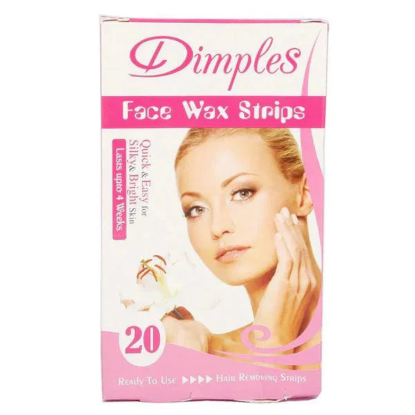 Dimple Face Wax Strips (20 Pcs) Dimple