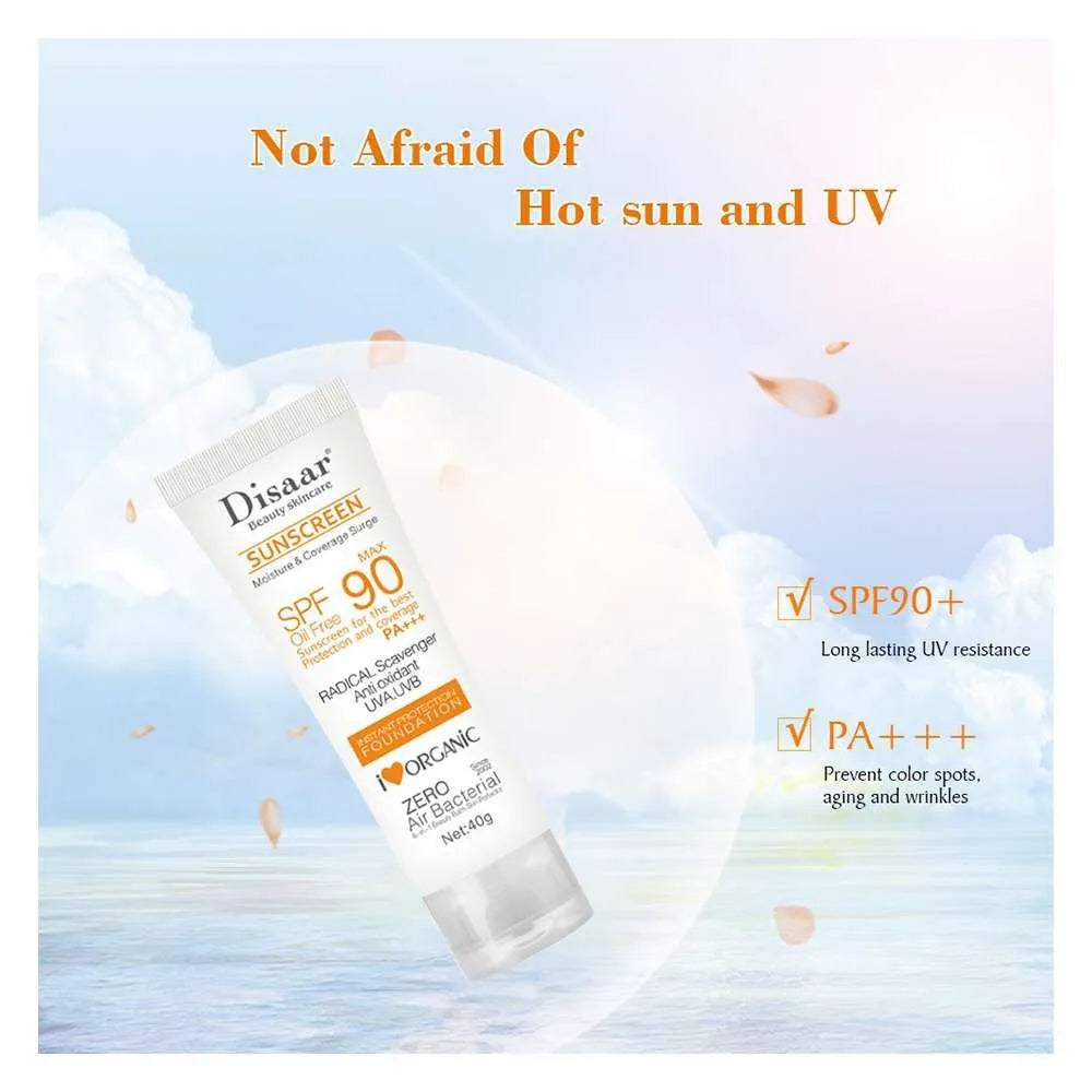 Disaar Instant UVA/UVB Protection Sunscreen SPF 90 PA+++ – 40 g Disaar