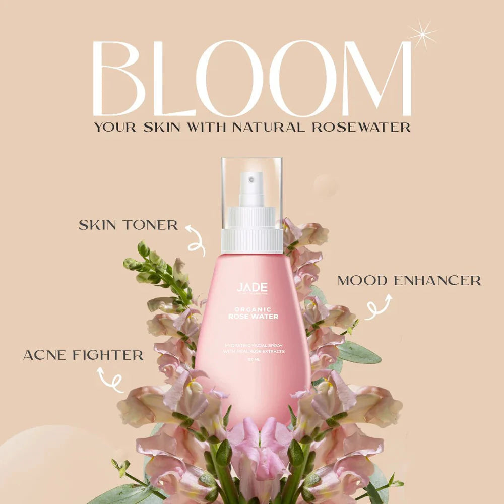 Jade Organic Rose Water (120ml) jade