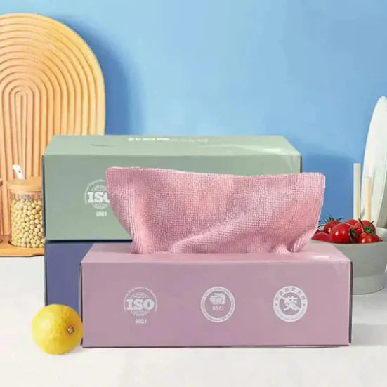 Disposable Microfiber Kitchen Towel - Box Packing Cosmia.pk