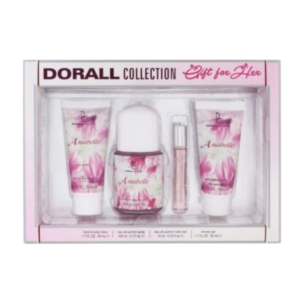 DORALL COLLECTION Anabelle GIFT SET 4 PCS Perfume For Women EDT Cosmia.pk