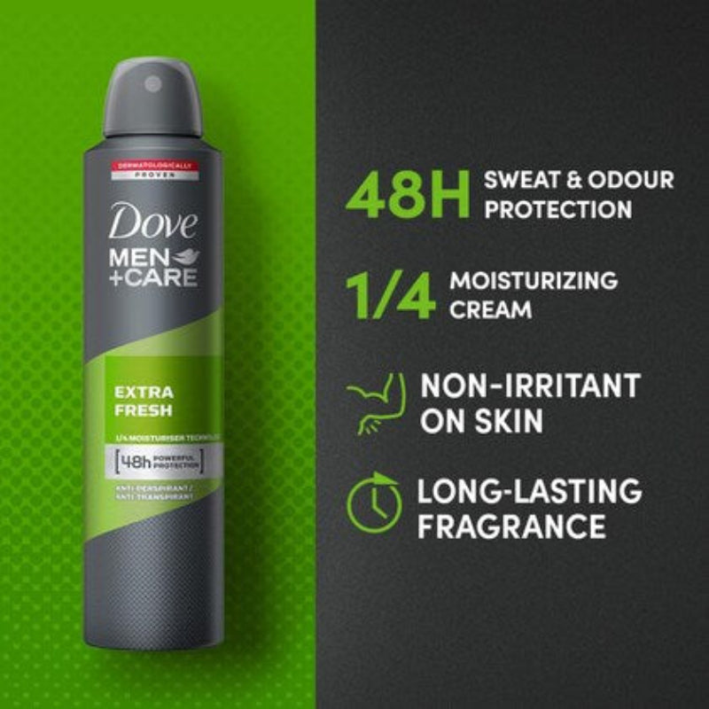 Dove Men+Care Body Spray – Extra Fresh (250ml) Dove