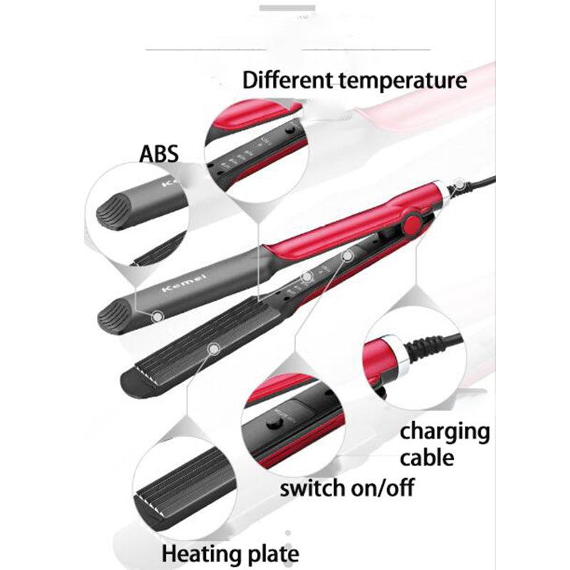 Kemei Hair Crimper – Deep Wave & Volume Styling Tool Kemei