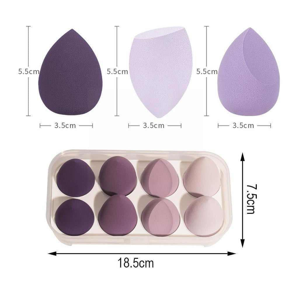 Makeup Blender Puff - 8pcs Each Cosmia.pk