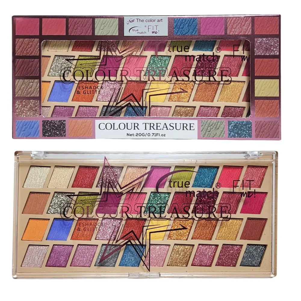 True Match 40 Colours Eyeshadow Shimmer Palette True match