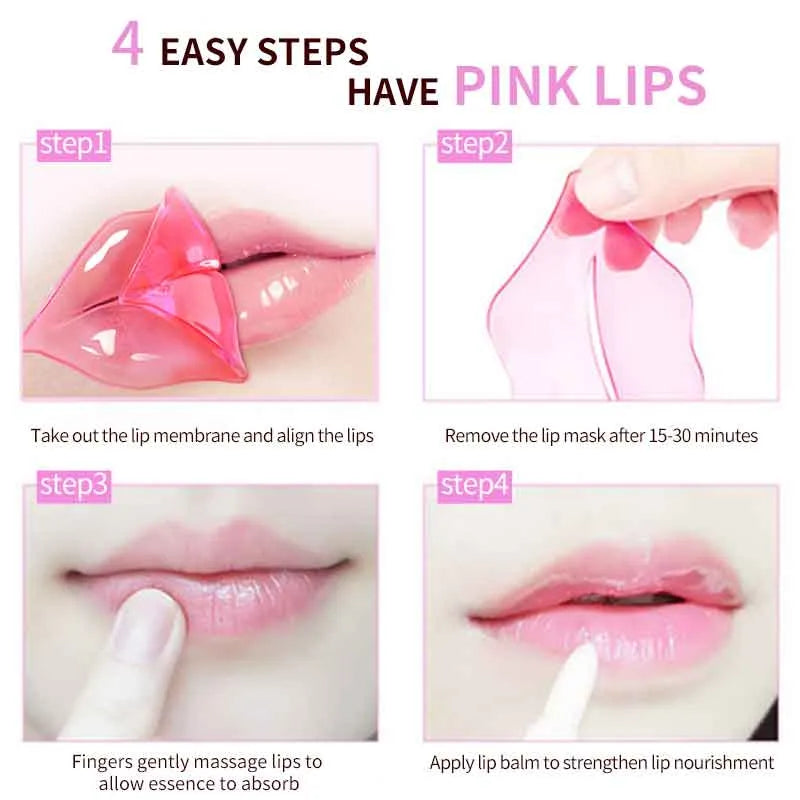 ESTELIN Cherry Blossom Pink Hydrogel Lip Mask Estelin