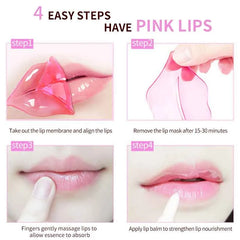 ESTELIN Cherry Blossom Pink Hydrogel Lip Mask Estelin