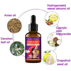 Garlic Hip Enlargement Lifting Essential Oil – 3 Days Effective 30ml Aichun Beauty