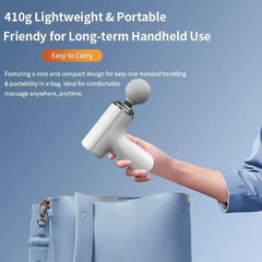 Portable Mini Massage Gun with 4 Interchangeable Heads Cosmia.pk