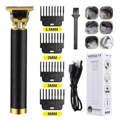 T9 Metal Body Imported USA Hair Clipper Rechargeable Metal Body Cosmia.pk