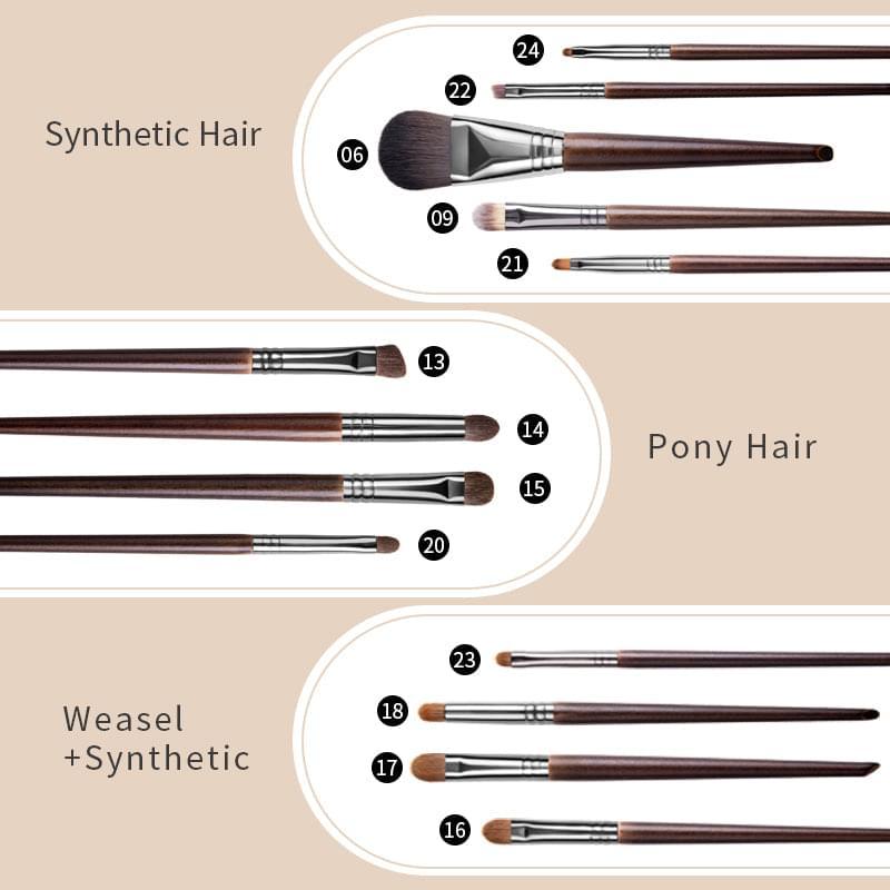 24 pcs Make Up Brushes Cosmia.pk