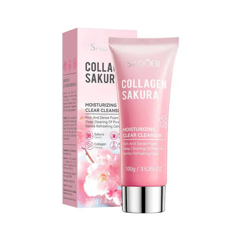 Sadoer Collagen Sakura Moisturizing Clear Cleanser - 100g Sadoer