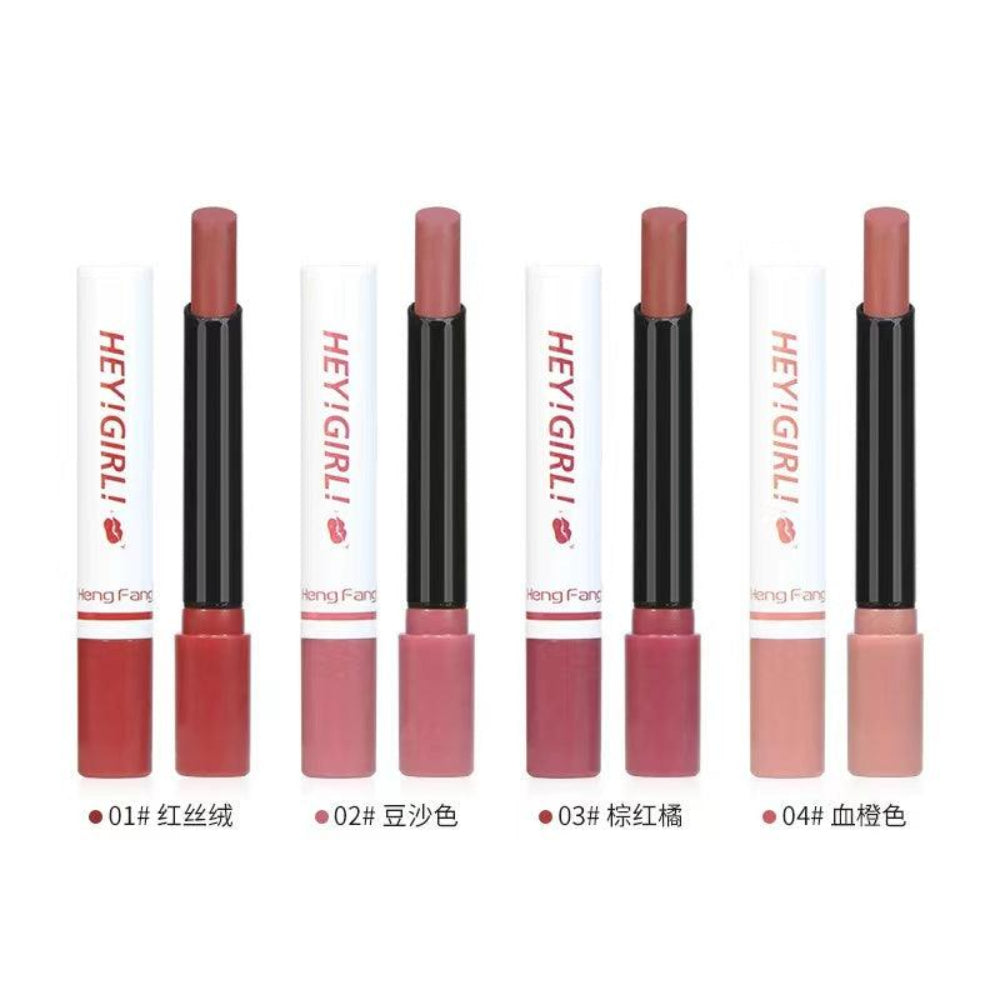Heng Fang Hey Girl Velvet Matte Lipsticks - Pack Of 4 Heng Fang