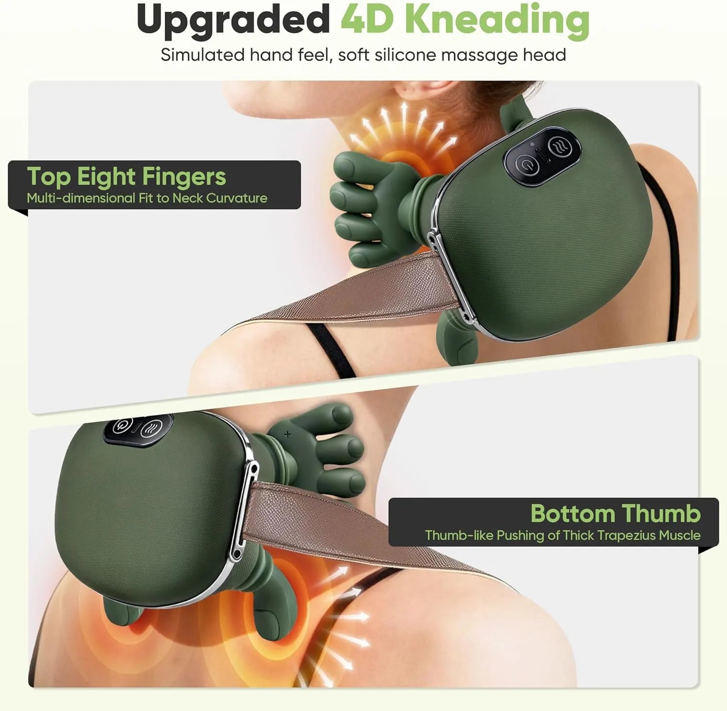 Shoulder and Neck Bionic Heated Massager with Fingers Cosmia.pk