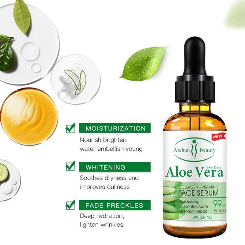 AICHUN BEAUTY Aloe Vera Moisturizing Face Serum For All Skin - 30ml Aichun Beauty