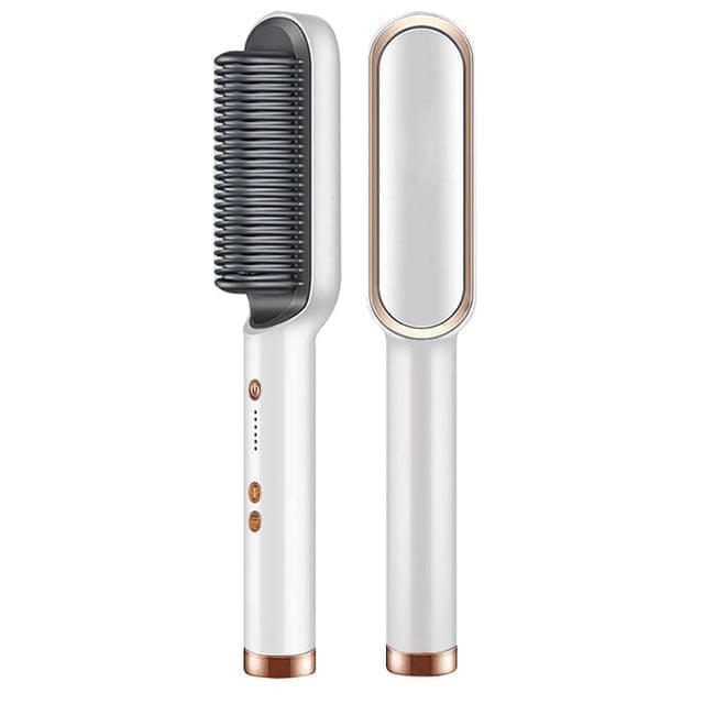 Hair Straightener Ceramic Heated Hair Brush Cosmia