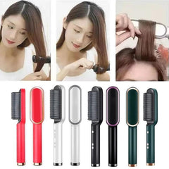 Hair Straightener Ceramic Heated Hair Brush Cosmia