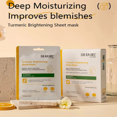 Dr Rashel Turmeric Brightening Sheet Mask Each pack - 25g DR.Rashel