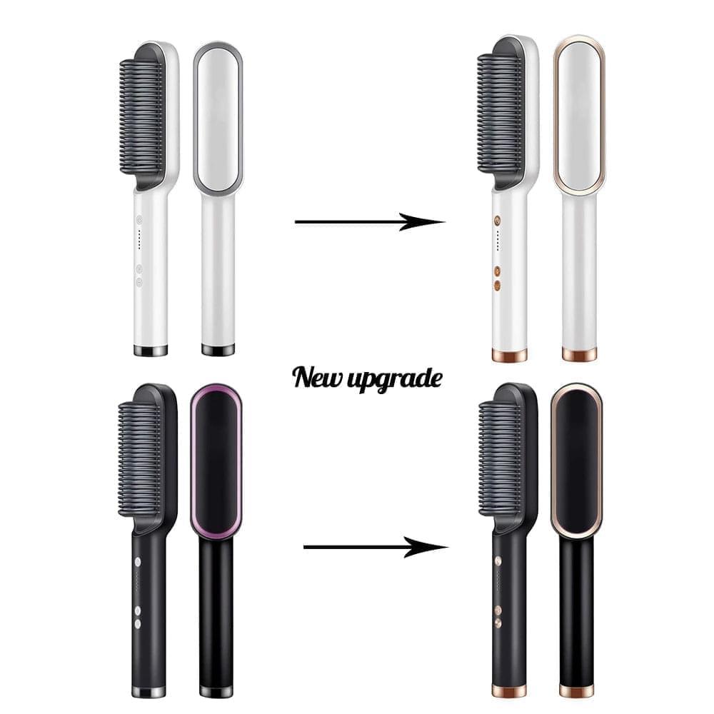 Hair Straightener Ceramic Heated Hair Brush Cosmia
