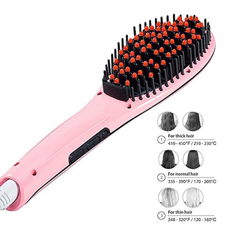 Fast Hair Straightener Brush Cosmia.pk