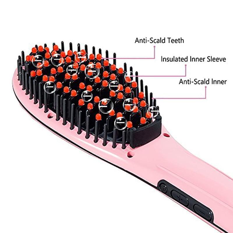 Fast Hair Straightener Brush Cosmia.pk