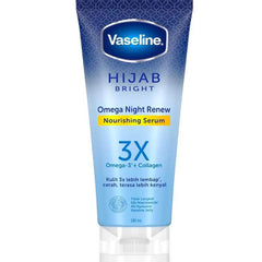 Vaseline Hijab Omega Night Renew Nourishing Serum - 180ml Vaseline
