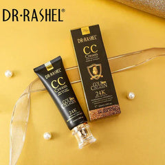 Dr.Rashel 24K CC Cream Gold & Collagen Make Up Cover Gold Radiance Sun Protection SPF60/PA++ - 50ml DR.Rashel