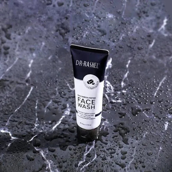 Dr.Rashel Black Charcoal Purifying Face Wash - 100g DR.Rashel