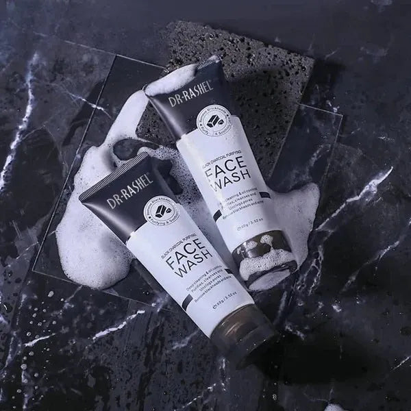 Dr.Rashel Black Charcoal Purifying Face Wash - 100g DR.Rashel