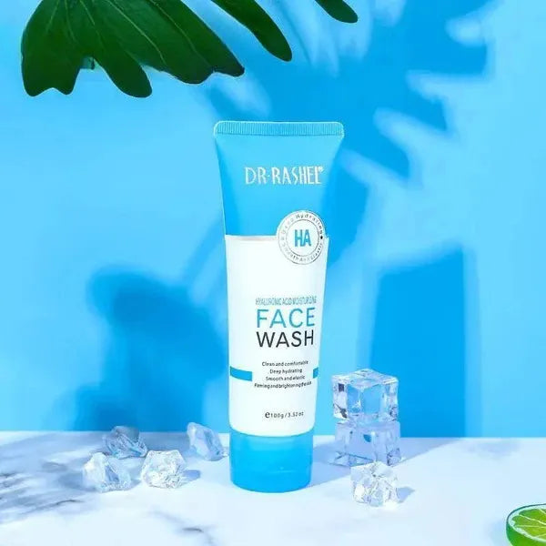 Dr.Rashel Hyaluronic Acid Hydrating Moisturizing and Smooth Face Wash - 100g DR.Rashel