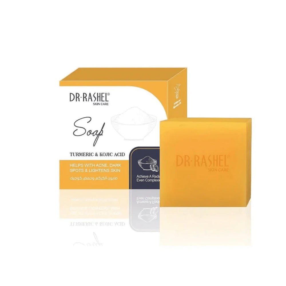 Dr.Rashel Kojic acid and Turmeric Soap for skin soft and glowing 100g DR.Rashel