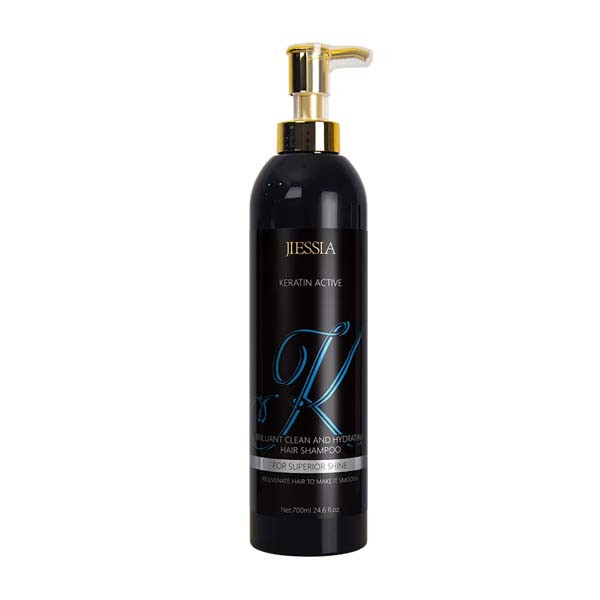 Jiessia Keratin Active Hair Hydrating Shampoo - 700ml Jiessia