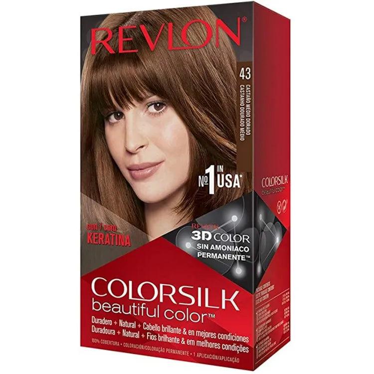 Revlon Colorsilk Hair Color 43 Medium Golden Brown Revlon