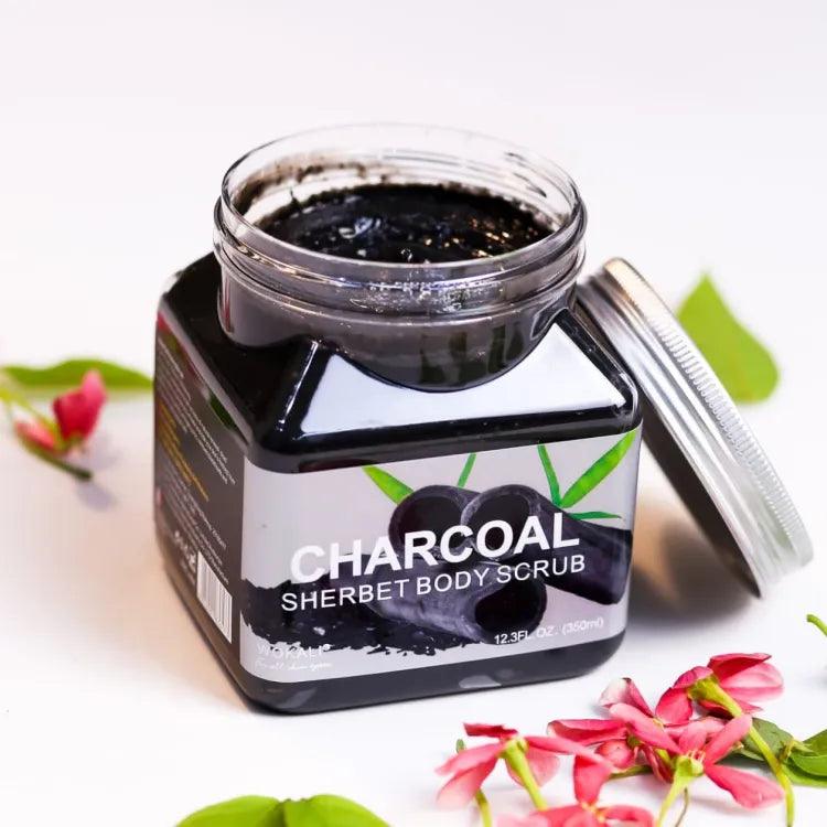 Wokali Black (Charcoal) Sherbet Body Scrub – 350ml Wokali