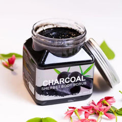 Wokali Black (Charcoal) Sherbet Body Scrub – 350ml Wokali