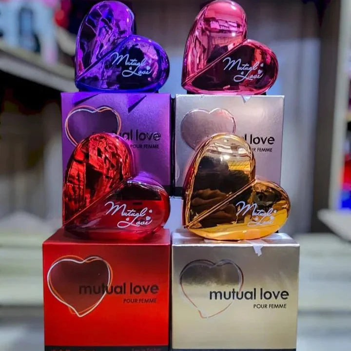 Mutual Love Heart Perfume for Women – 4 Pcs Set (50ml Each) Mutual Love