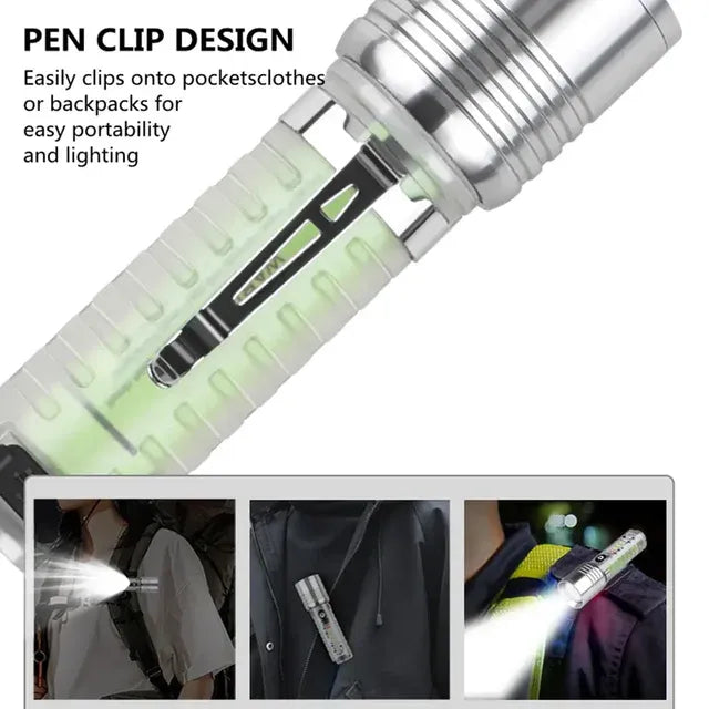 Multifunctional Zoomable Flashlight Torches LED Super Bright Cosmia.pk