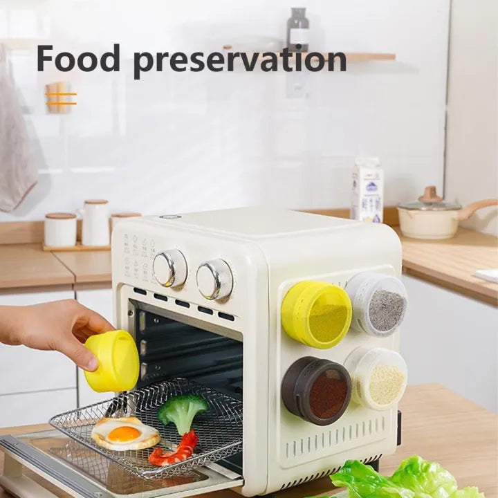 Magnetic Spice Jar Plastic Spice Container Storage Box Cosmia.pk