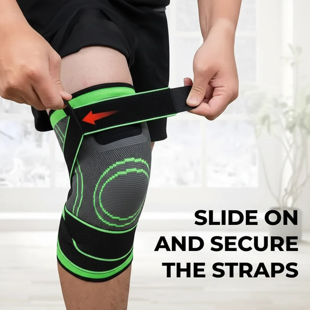 Adjustable Sports Compression Knee Brace - Each Cosmia.pk