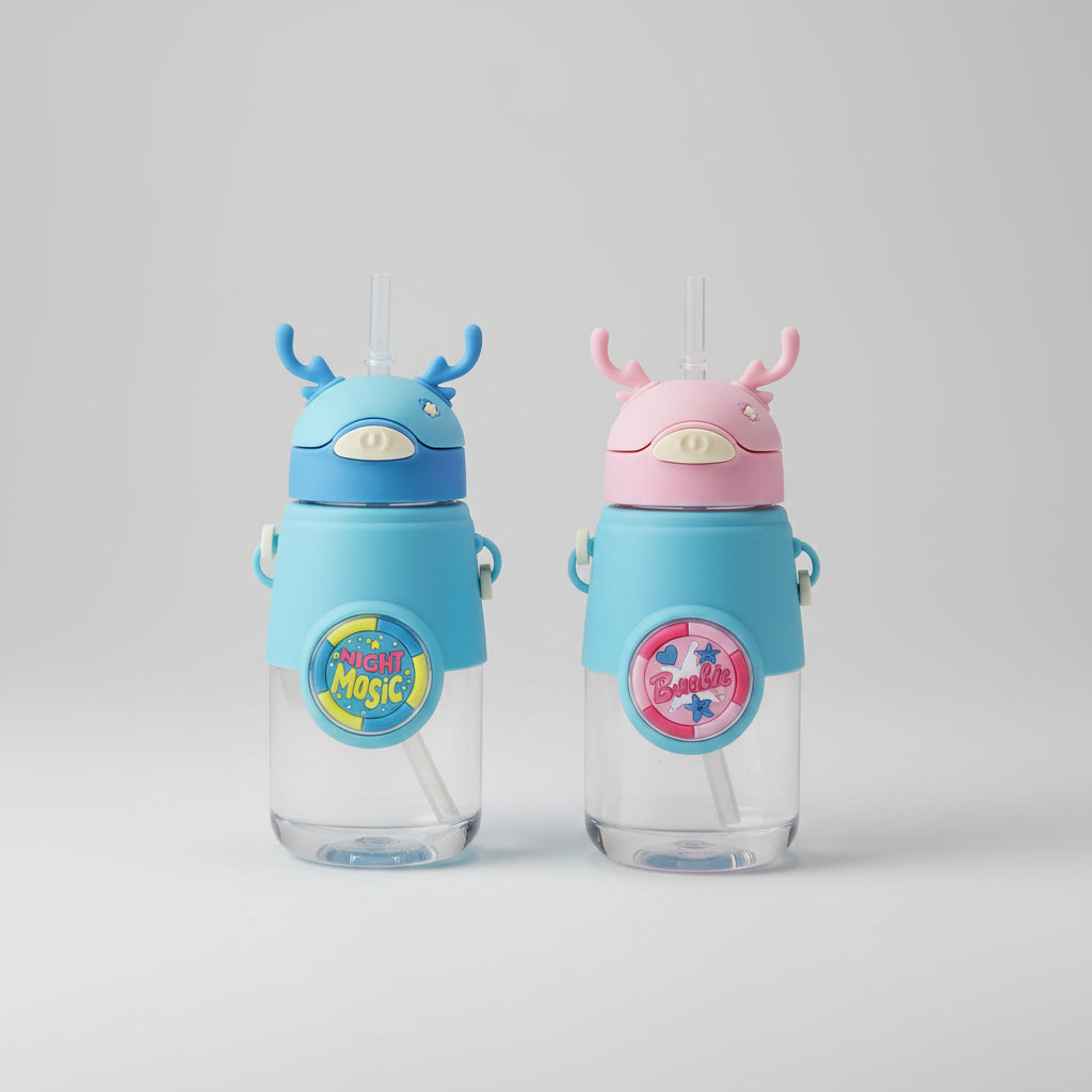 Kids Cartoon Water Bottle – Fun and Functional Hydration for Kids Cosmia.pk