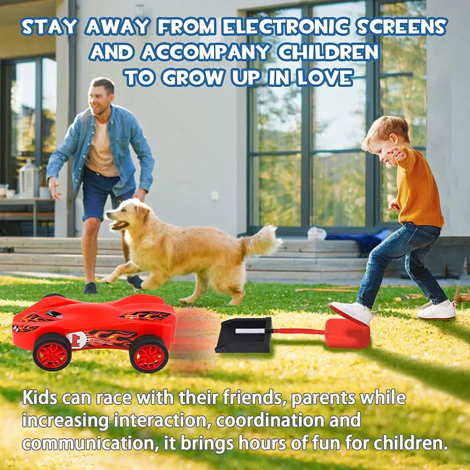 Toy Car Launchers and Air Powered Cars with Ramp and Finish Line Cosmia.pk