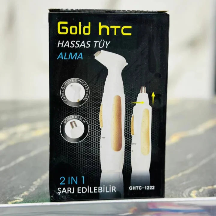 Gold HTC 2‑in‑1 Shaver GHTC‑1222 Gold HTC