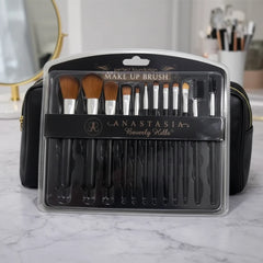 Anastasia Beverly Hills Face & Eye Makeup Brushes Set - 12Pcs Anastasia