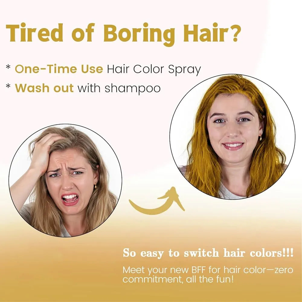Imaj Mech Golden Hair Color Spary - 180ml Imaj