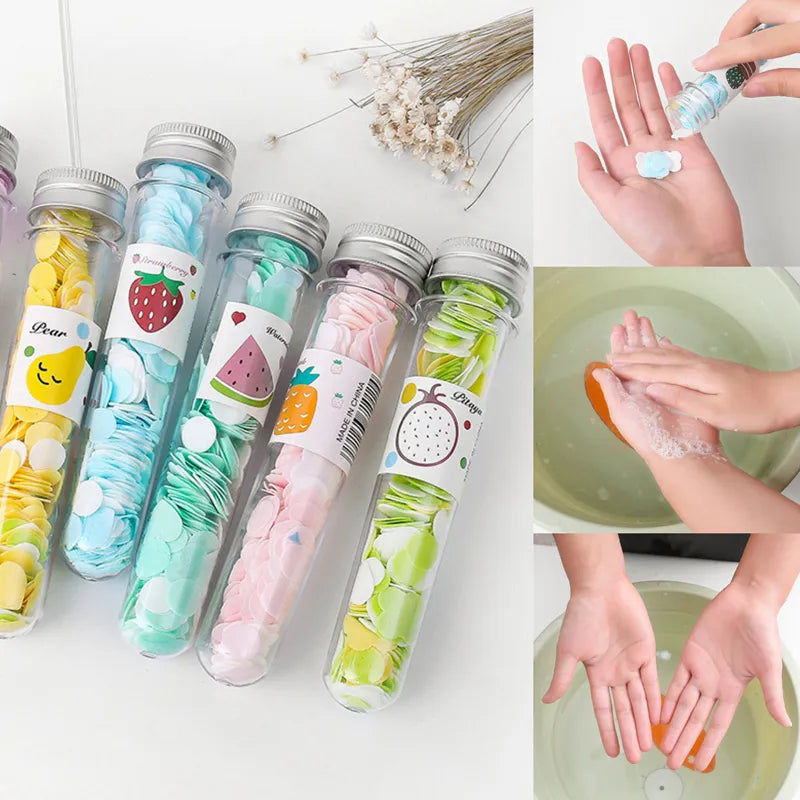 Flavour Design Tube Shape Bottle Paper Soap Cosmia.pk